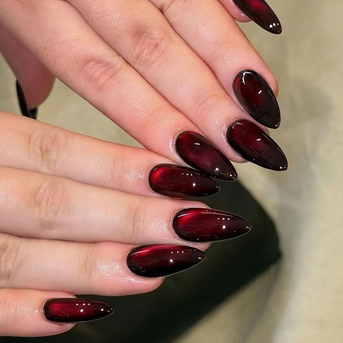 30pcs medium almond dark red - 30pcs,